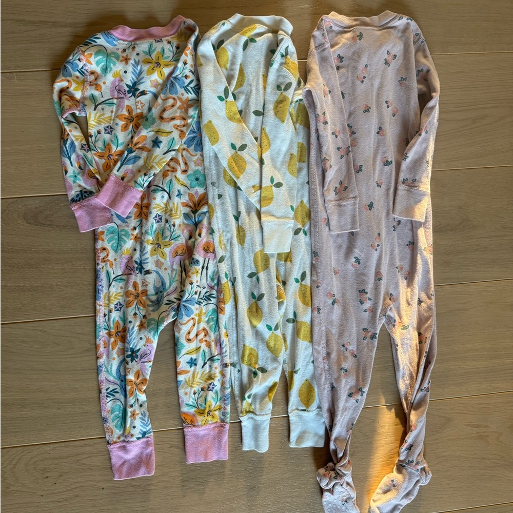 Floral and Lemon Print Kids One Piece Hanna Andersson